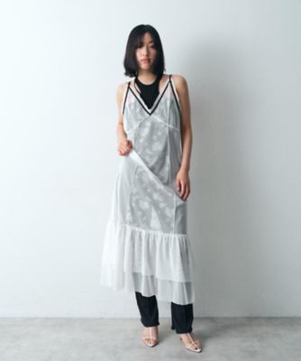 ｔｕｌｌｅ　ｌａｃｅ　ｃａｍｉ　ｄｒｅｓｓ（２００２４４０２７５）