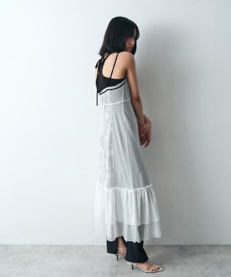 ｔｕｌｌｅ　ｌａｃｅ　ｃａｍｉ　ｄｒｅｓｓ（２００２４４０２７５）