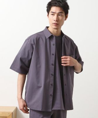 【Ｂｅｇｉｎ６月号掲載】パーフェクテックツイル５分袖シャツ【セットアップ可／吸水速乾／ＵＶカット／アンチピリング】（２００２４４０２７９）