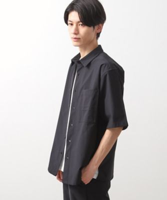 【Ｂｅｇｉｎ６月号掲載】パーフェクテックツイル５分袖シャツ【セットアップ可／吸水速乾／ＵＶカット／アンチピリング】（２００２４４０２７９）
