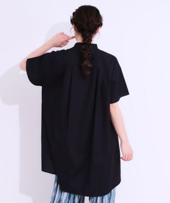 洗える】体型きれい見え チュニックワンピース