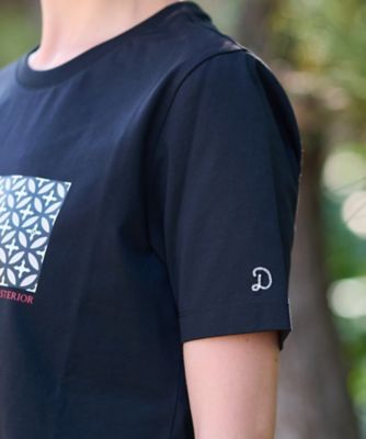 【接触冷感／ＵＶカット】バックブリーズテックオーバーラップサークルプリントＴシャツ（２００２４４０７０４）