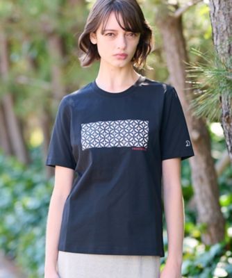 【接触冷感／ＵＶカット】バックブリーズテックオーバーラップサークルプリントＴシャツ（２００２４４０７０４）
