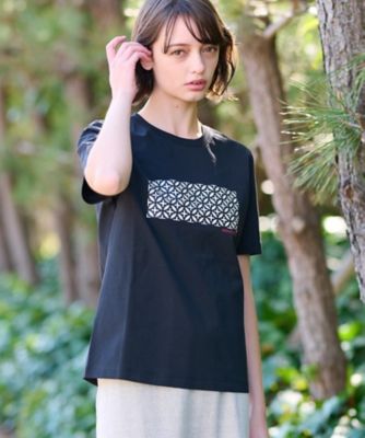 【接触冷感／ＵＶカット】バックブリーズテックオーバーラップサークルプリントＴシャツ（２００２４４０７０４）