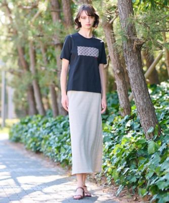 【接触冷感／ＵＶカット】バックブリーズテックオーバーラップサークルプリントＴシャツ（２００２４４０７０４）