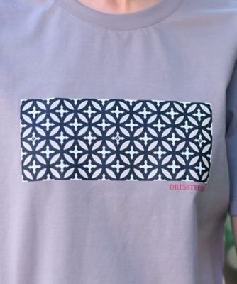 【接触冷感／ＵＶカット】バックブリーズテックオーバーラップサークルプリントＴシャツ（２００２４４０７０４）