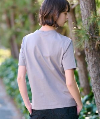 【接触冷感／ＵＶカット】バックブリーズテックオーバーラップサークルプリントＴシャツ（２００２４４０７０４）