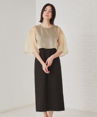 FAUNE ノースリーブワンピース 8-10y インナーセット 大きいサイズ チェック柄ノースリーブワンピース（OtonaSMILE