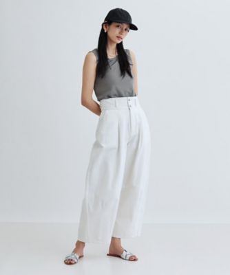 CABaN ファインポリエステル ランダムリブタンクトップ caban（キャバン）の「□ファインポリエステル ランダムリブ