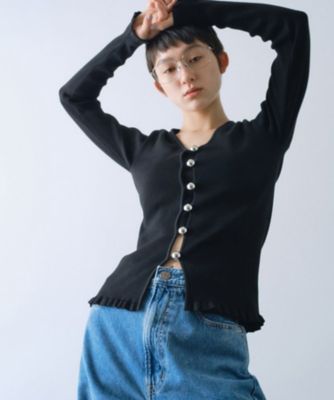 ｍｅｔａｌ　ｂｕｔｔｏｎｓ　ｋｎｉｔ　ｃａｒｄｉｇａｎ（２００２４４３４１７）