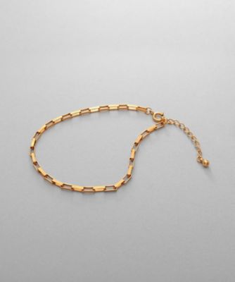 ＜COCOHNIK ONKITSCH (Women)＞シルバー　デザインチェーン　ボックスブレスレットＭ　ＧＰ（２００２４４３４２２）