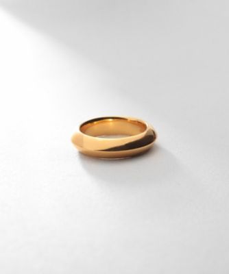 ＜COCOHNIK ONKITSCH (Women)＞シルバー　リッジリング　ＧＰ（２００２４４３４３０）