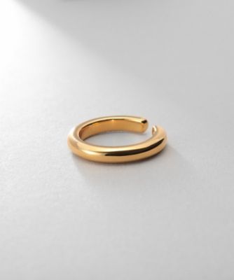 ＜COCOHNIK ONKITSCH (Women)＞シルバー　ラウンドイヤーカフ　ＧＰ（２００２４４３４３２）