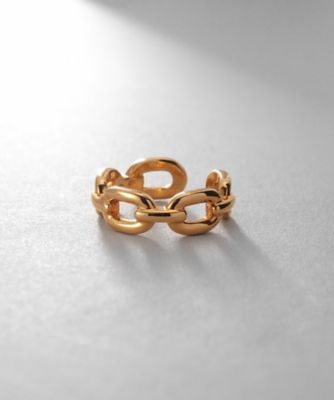 ＜COCOHNIK ONKITSCH (Women)＞シルバー　ケーブルチェーンモチーフイヤーカフ　ＧＰ（２００２４４３４９９）