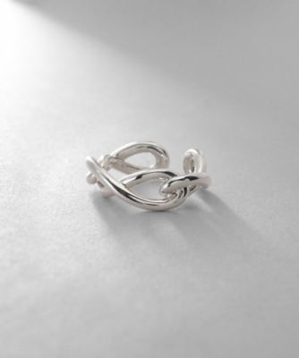 ＜COCOHNIK ONKITSCH (Women)＞シルバー　インフィニティイヤーカフ（２００２４４３５０２）