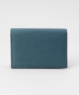 TAKEO KIKUCHI (Men)/タケオキクチ【NEW レザーリップルシリーズ】名刺入れ(2002443697) グリーン022 【三越伊勢丹/公式】