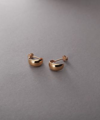 ＜COCOHNIK ONKITSCH (Women)＞Ｋ１０ドームフープピアス（２００２４４６６１０）