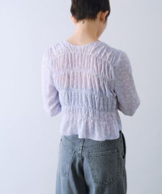 ｐｅｔｉｔ　ｆｌｏｗｅｒ　ｒｉｂｂｏｎ　ｂｌｏｕｓｅ（２００２４４７３２９）