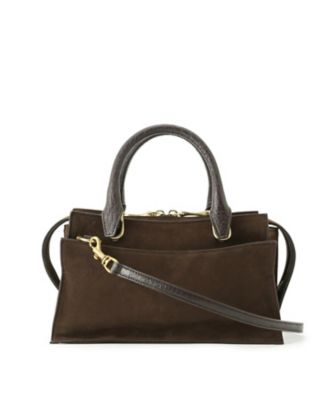 Buddy handbag nubuck（バディ ハンドバッグ 