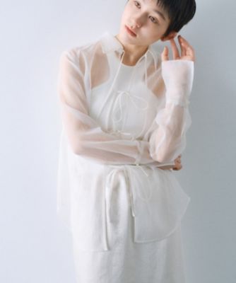 CODE A (Women)/コードエー ｓｈｅｅｒ　ｗａｓｈｅｒ　ｒｉｂｂｏｎ　ｂｌｏｕｓｅ（２００２４６０９７３）