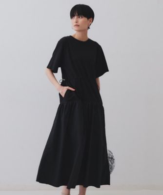 フィット＆フレアドッキングワンピース【洗濯機洗い可