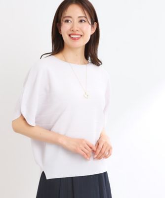 ＜Reflect (Women)＞【夏ＳＡＬＥ／夏まで着られる】ドライタッチプルオーバーニット（２００２４６１３３７）
