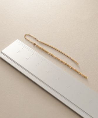 K10クリスクロスチェーンフリンジ ピアス（2002461366 