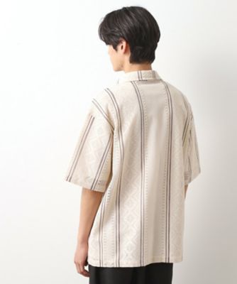 クラフトレースアンサンブルシャツ【半袖Ｔシャツセットアイテム／オーバーサイズ／洗濯機ＯＫ】（２００２４６１４８５）