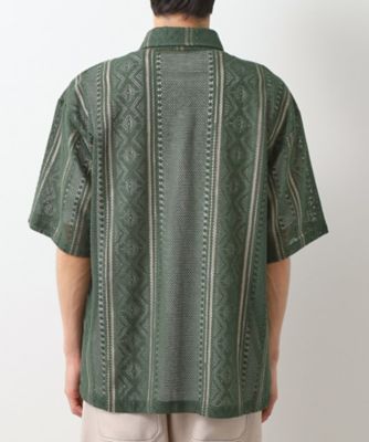 クラフトレースアンサンブルシャツ【半袖Ｔシャツセットアイテム／オーバーサイズ／洗濯機ＯＫ】（２００２４６１４８５）
