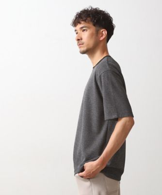 カットジャガード半袖Ｔシャツ（２００２４６１４８７）