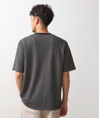 カットジャガード半袖Ｔシャツ（２００２４６１４８７）