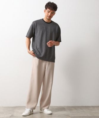 カットジャガード半袖Ｔシャツ（２００２４６１４８７）