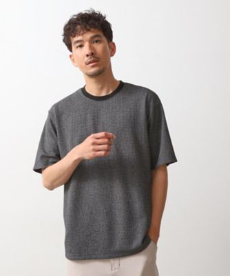 カットジャガード半袖Ｔシャツ（２００２４６１４８７）