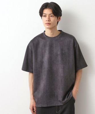 ＜THE SHOP TK (Men)＞スウェードプリントＴシャツ（２００２４６１６０６）