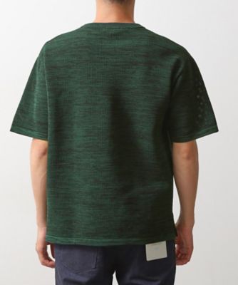 メランジニット半袖Ｔシャツ（２００２４６１６０７）
