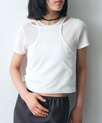 CODE A (Women)/コードエー ｌａｙｅｒｅｄ　ｍｉｎｉ　ｔｅｅ（２００２４６１６７６）