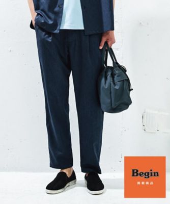 【Ｂｅｇｉｎ７月号掲載】クールファイバーイージーパンツ　接触冷感／吸水速乾／ＵＶケア／軽量／セットアップ可（２００２４６２３４７）