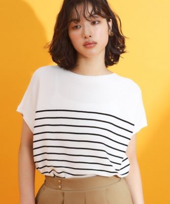 ＜THE SHOP TK (Women)＞【人気シリーズ／６色展開】美人フレンチニット【毛玉になりにくい／洗濯機ＯＫ】（２００２４６３０８６）