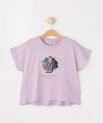 【１００－１５０ｃｍ／ひんやり】スパンコールモチーフＴシャツ（２００２４６３１０８）