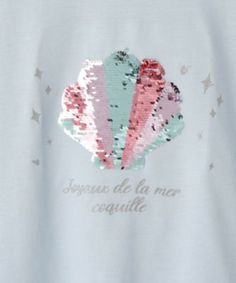 【１００－１５０ｃｍ／ひんやり】スパンコールモチーフＴシャツ（２００２４６３１０８）