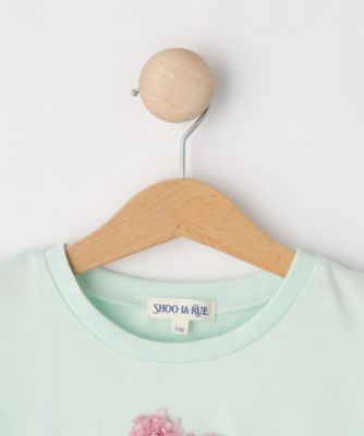 【１００－１５０ｃｍ／ひんやり】花びらモチーフＴシャツ（２００２４６３１０９）