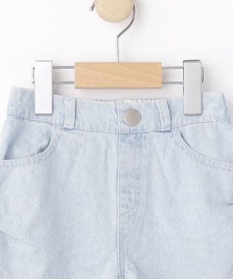 【１００－１５０ｃｍ】ケミカルデニムシャーリングショートパンツ（２００２４６３１１４）