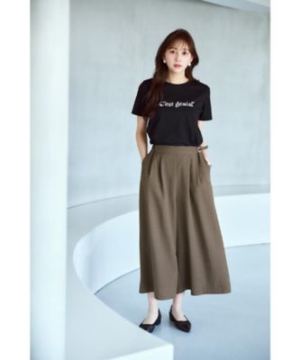 パール調刺繍ロゴＴシャツ【汗ジミ防止／吸水速乾／接触冷感／ＵＶケア／洗濯機洗い可】（２００２４６３６７２）