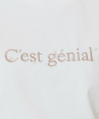 パール調刺繍ロゴＴシャツ【汗ジミ防止／吸水速乾／接触冷感／ＵＶケア／洗濯機洗い可】（２００２４６３６７２）