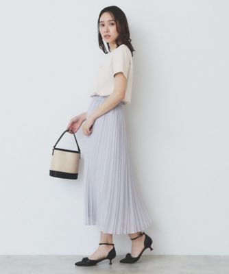 パール調刺繍ロゴＴシャツ【汗ジミ防止／吸水速乾／接触冷感／ＵＶケア／洗濯機洗い可】（２００２４６３６７２）