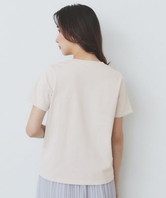 パール調刺繍ロゴＴシャツ【汗ジミ防止／吸水速乾／接触冷感／ＵＶケア／洗濯機洗い可】（２００２４６３６７２）