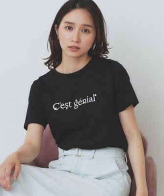 パール調刺繍ロゴＴシャツ【汗ジミ防止／吸水速乾／接触冷感／ＵＶケア／洗濯機洗い可】（２００２４６３６７２）