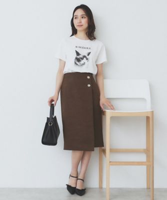 イエナ　ラップタイトスカート IENA（イエナ）の「タックラップスカート◇（スカート）」 - WEAR