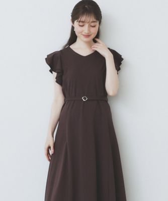 smile 様3点おまとめ かぐれ 洗える リネン Vネック フレアワンピース 5色展開／S－LLサイズ》シルケットVネックフレアワンピース