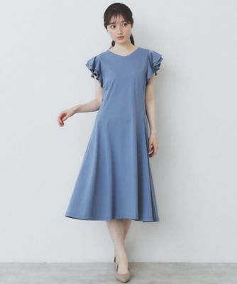   Vネック フレア ワンピース FREAK'S STORE/別注 ZERO-TEX Vネックフレアシップワンピース